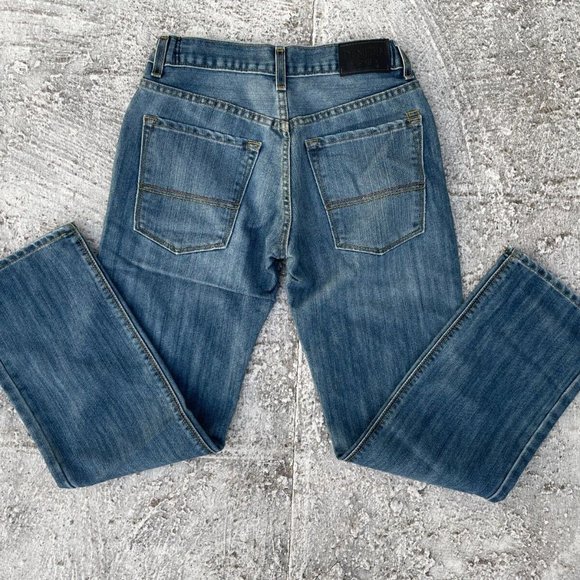 Levi's 218 Women Jeans Blue Denim Slim Straight Fit Jeans Size 16R Denizen - Picture 2 of 10